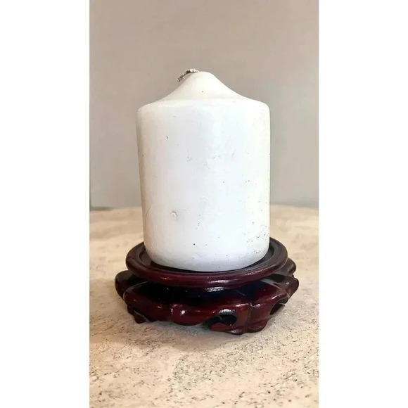 Brown Fantastic Vintage Condition Wooden Candle Holder - Picture 1 of 8